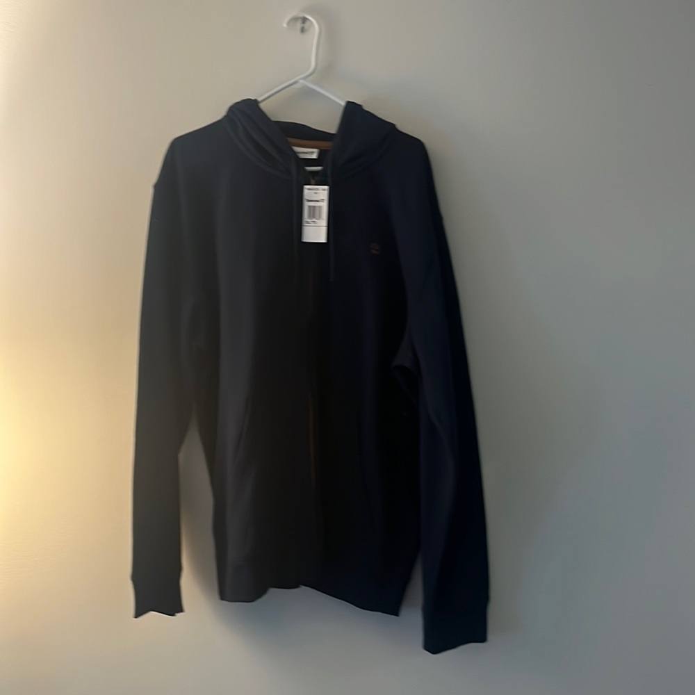 Men’s Timberland zip up hoodie, newest tags, size XXL